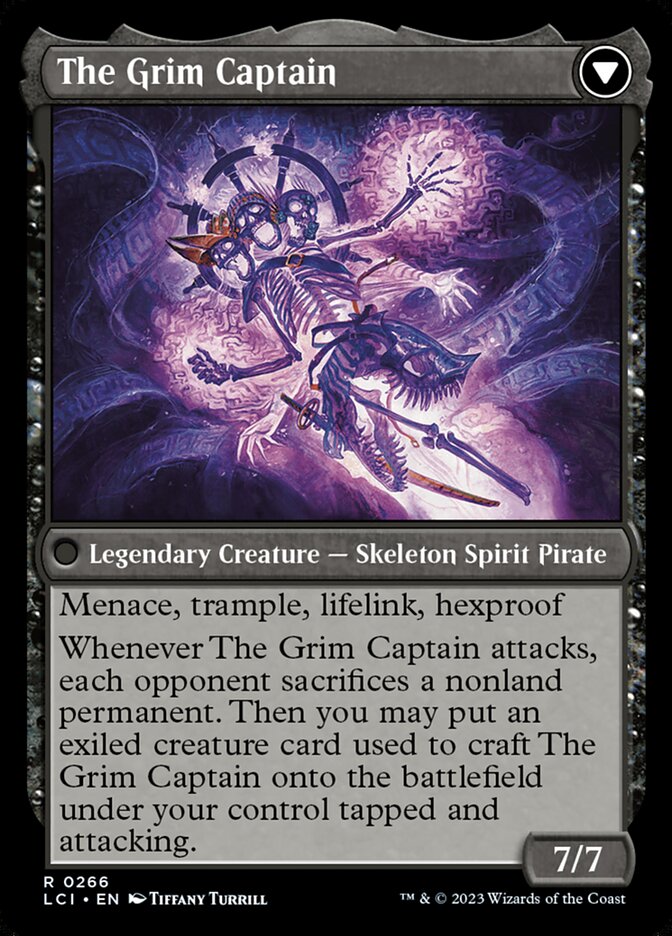 Trono da Capitã Sinistra / Throne of the Grim Captain - Magic: The Gathering - MoxLand