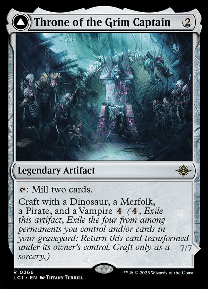 Trono da Capitã Sinistra / Throne of the Grim Captain - Magic: The Gathering - MoxLand