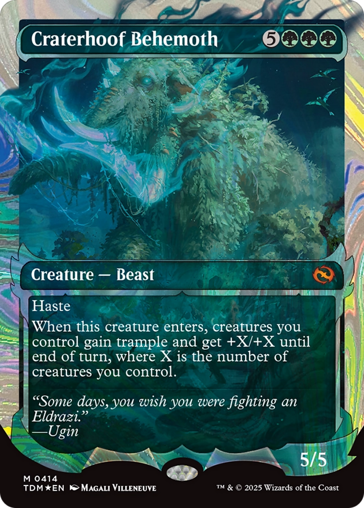 Behemoth Craterópode / Craterhoof Behemoth - Magic: The Gathering - MoxLand