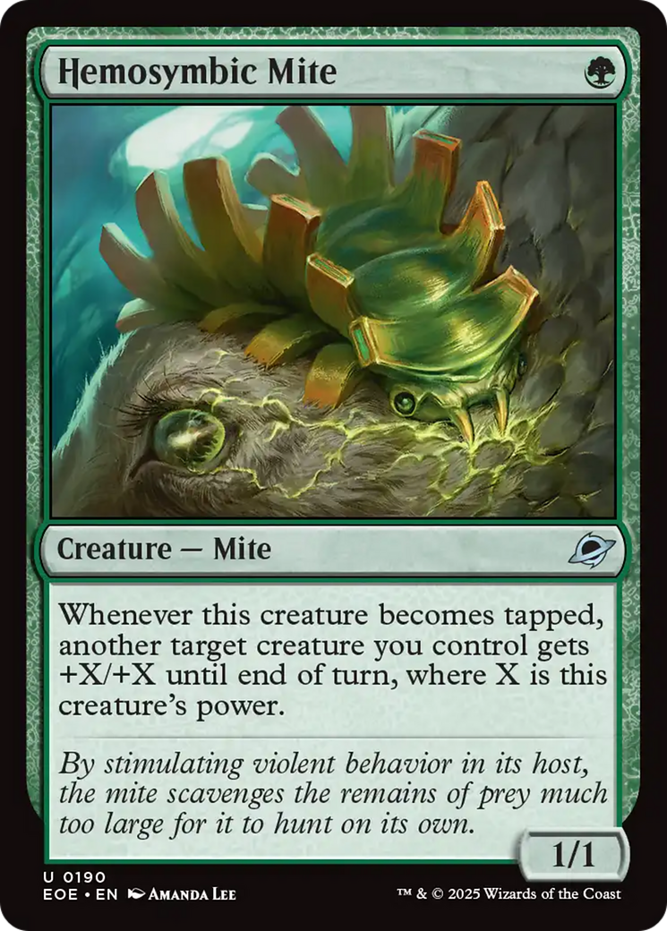 Ácaro Hemosimbiota / Hemosymbic Mite - Magic: The Gathering - MoxLand