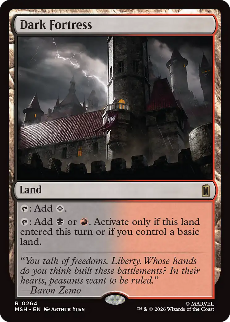 Dark Fortress - Magic: The Gathering - MoxLand