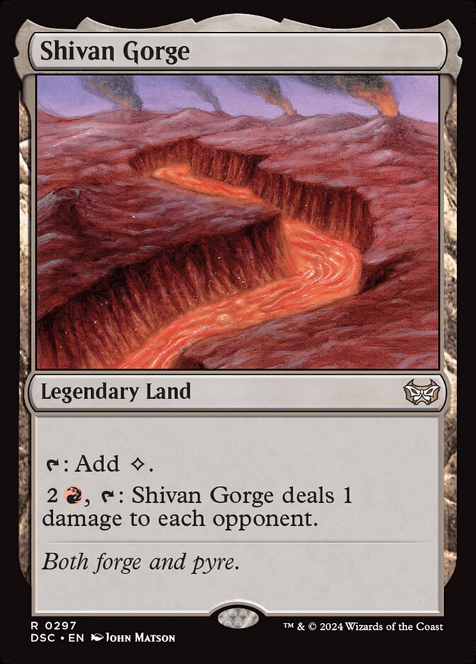 Ravina de Shiv / Shivan Gorge - Magic: The Gathering - MoxLand