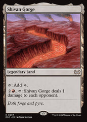 Ravina de Shiv / Shivan Gorge - Magic: The Gathering - MoxLand