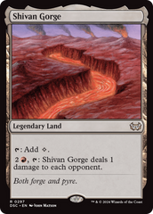 Ravina de Shiv / Shivan Gorge - Magic: The Gathering - MoxLand