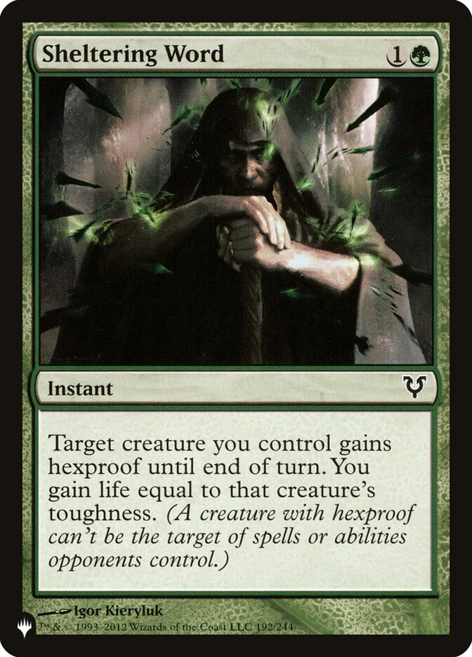 Palavra de Proteção / Sheltering Word - Magic: The Gathering - MoxLand