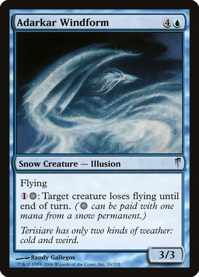 Pé-de-Vento de Adarkar / Adarkar Windform - Magic: The Gathering - MoxLand