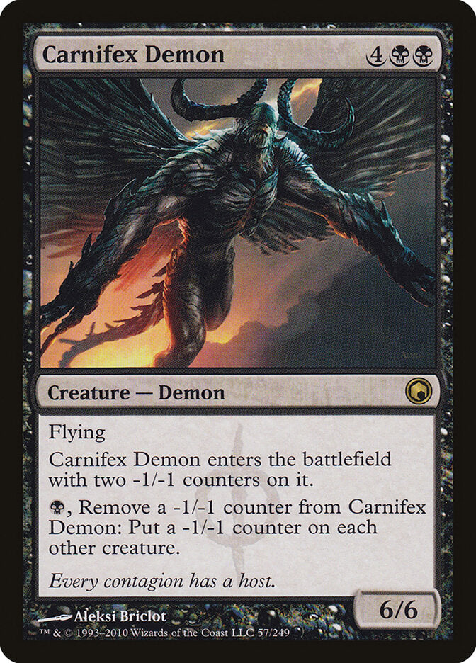 Demônio Carnífice / Carnifex Demon - Magic: The Gathering - MoxLand