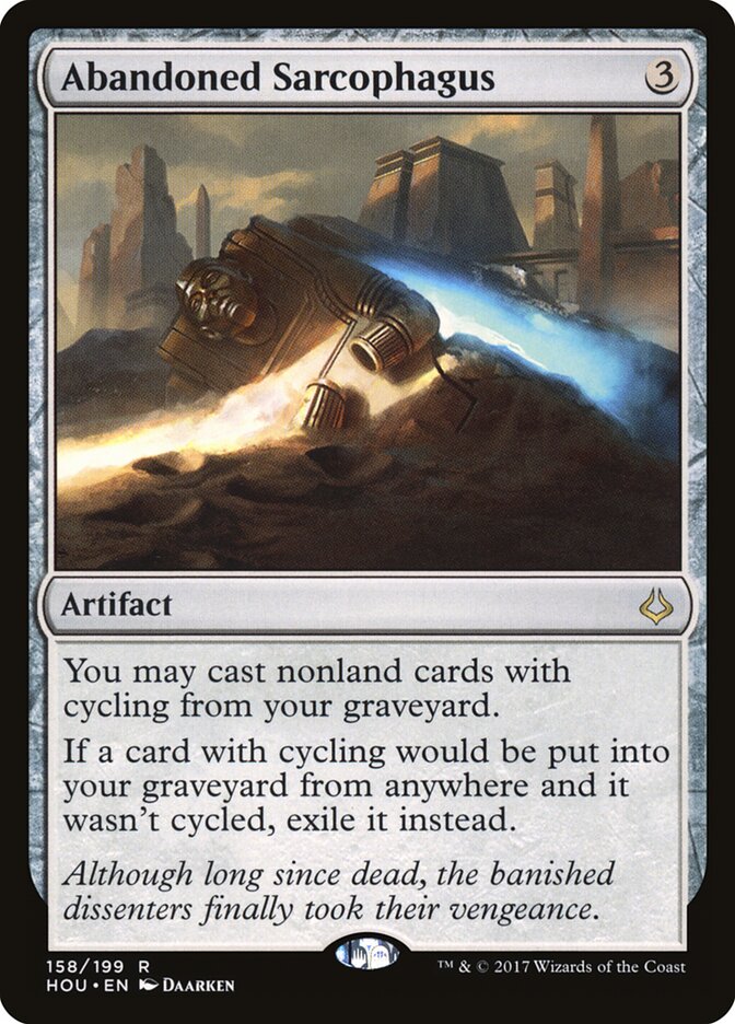 Sarcófago Abandonado / Abandoned Sarcophagus - Magic: The Gathering - MoxLand
