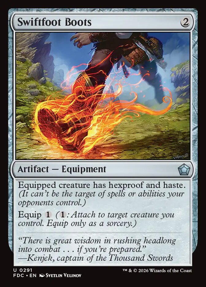 Botas Pé-ligeiro / Swiftfoot Boots - Magic: The Gathering - MoxLand