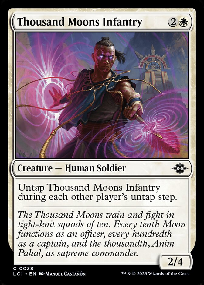 Infantaria dos Mil Luas / Thousand Moons Infantry - Magic: The Gathering - MoxLand