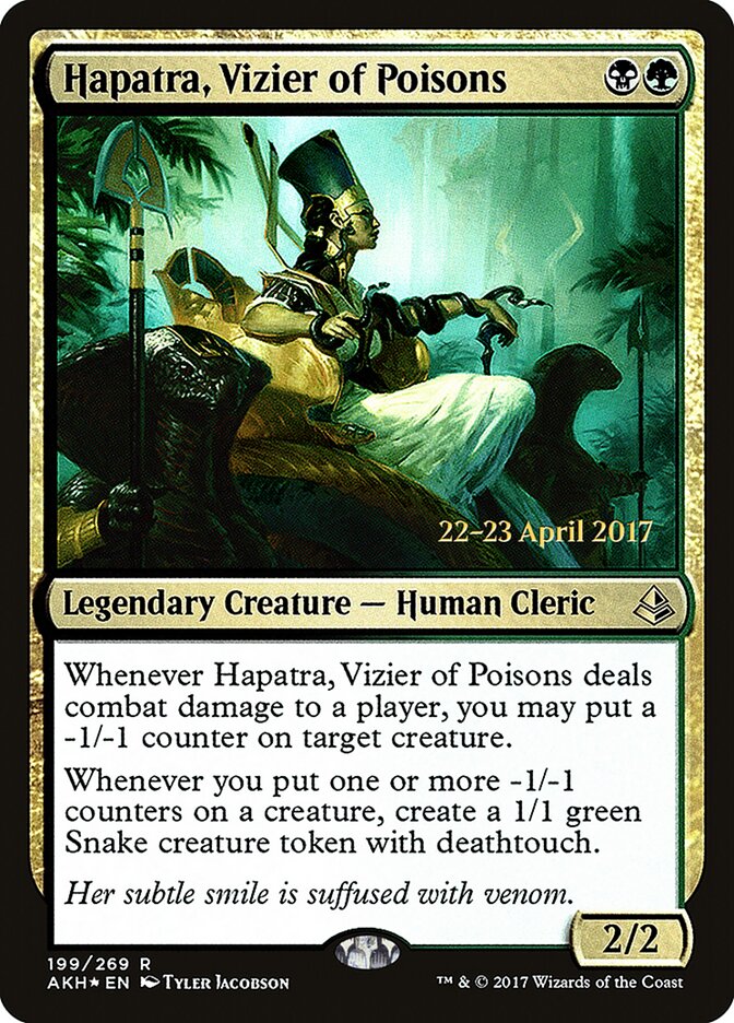 Hapatra, Vizir dos Venenos / Hapatra, Vizier of Poisons - Magic: The Gathering - MoxLand