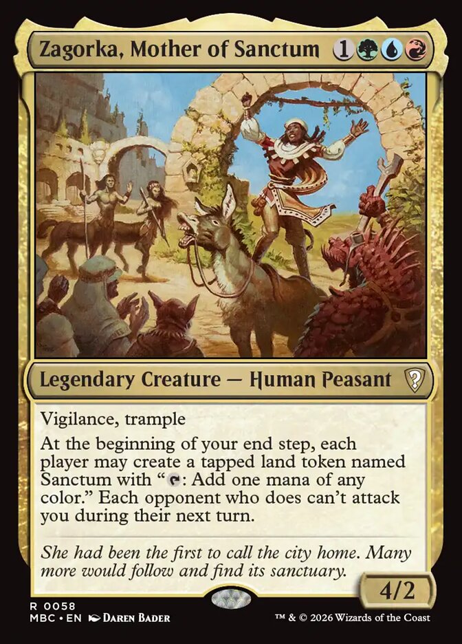 Zagorka, Mother of Sanctum - Magic: The Gathering - MoxLand