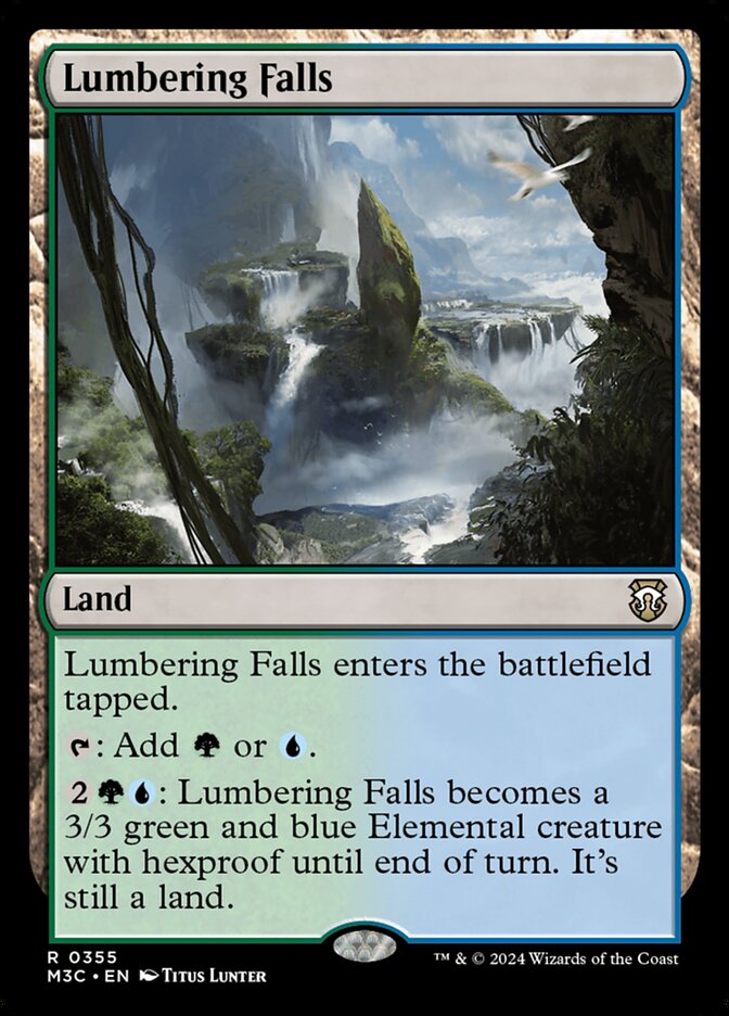 Quedas Estrondosas / Lumbering Falls - Magic: The Gathering - MoxLand