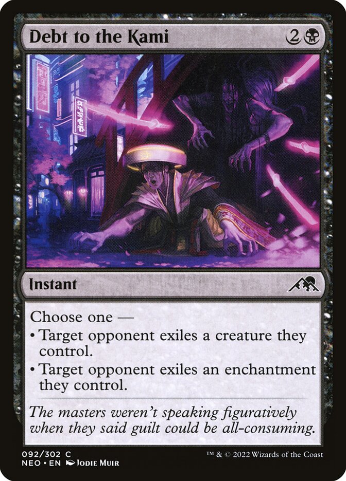 Dívida com os Kami / Debt to the Kami - Magic: The Gathering - MoxLand