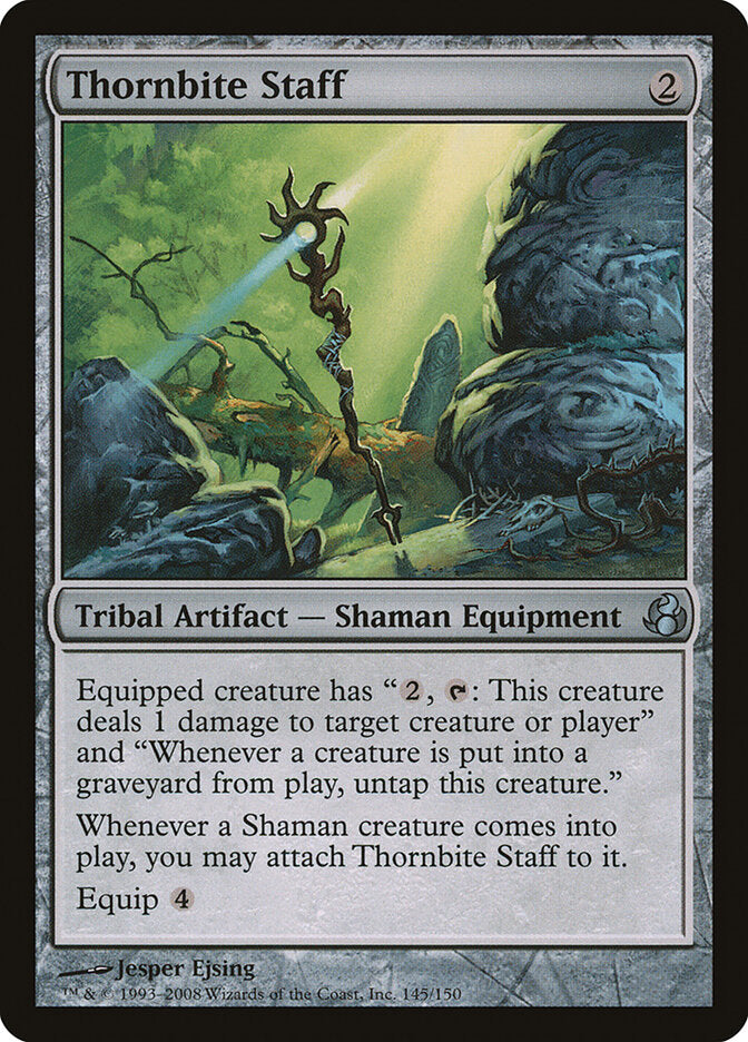 Cajado Mordiscante / Thornbite Staff - Magic: The Gathering - MoxLand