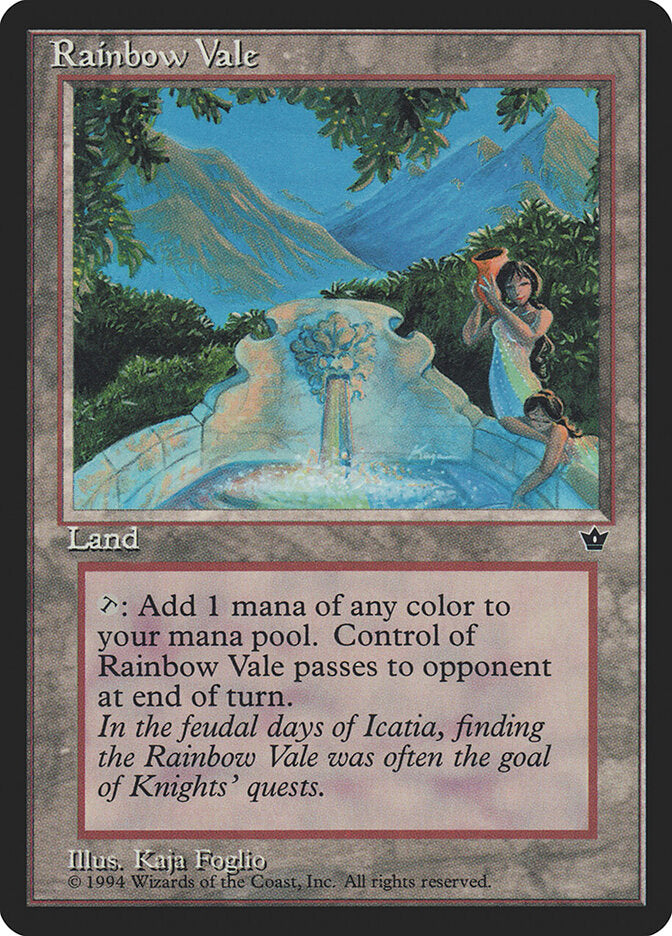 Rainbow Vale / Rainbow Vale - Magic: The Gathering - MoxLand