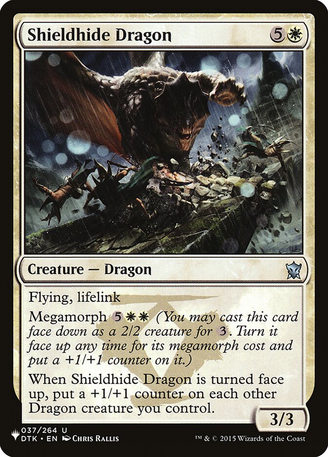 Dragoa da Couraça Defletora / Shieldhide Dragon - Magic: The Gathering - MoxLand