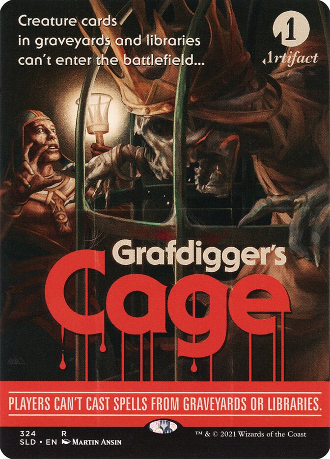 Jaula do Escavador de Túmulos / Grafdigger's Cage - Magic: The Gathering - MoxLand