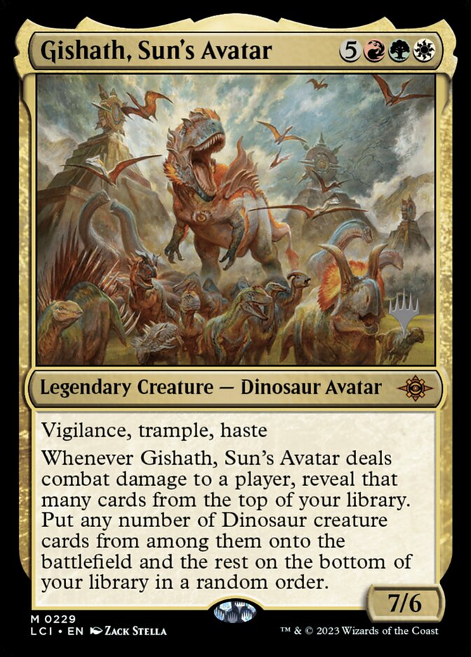 Gishath, Avatar do Sol / Gishath, Sun's Avatar - Magic: The Gathering - MoxLand