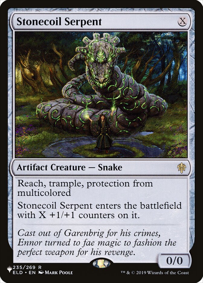Serpente Litoespiral / Stonecoil Serpent - Magic: The Gathering - MoxLand