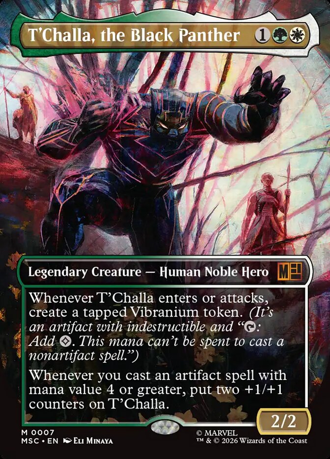 T'Challa, the Black Panther - Magic: The Gathering - MoxLand