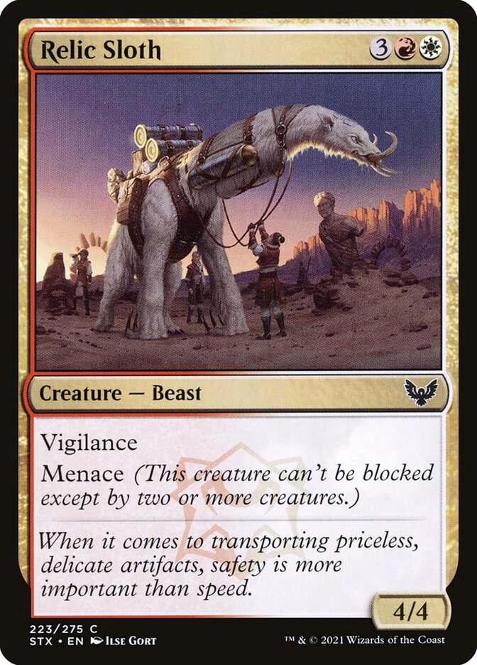 Preguiça Reliqueira / Relic Sloth - Magic: The Gathering - MoxLand