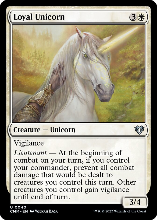 Unicórnio Leal / Loyal Unicorn - Magic: The Gathering - MoxLand