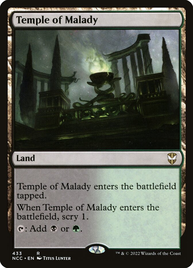 Templo da Enfermidade / Temple of Malady - Magic: The Gathering - MoxLand