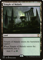 Templo da Enfermidade / Temple of Malady - Magic: The Gathering - MoxLand