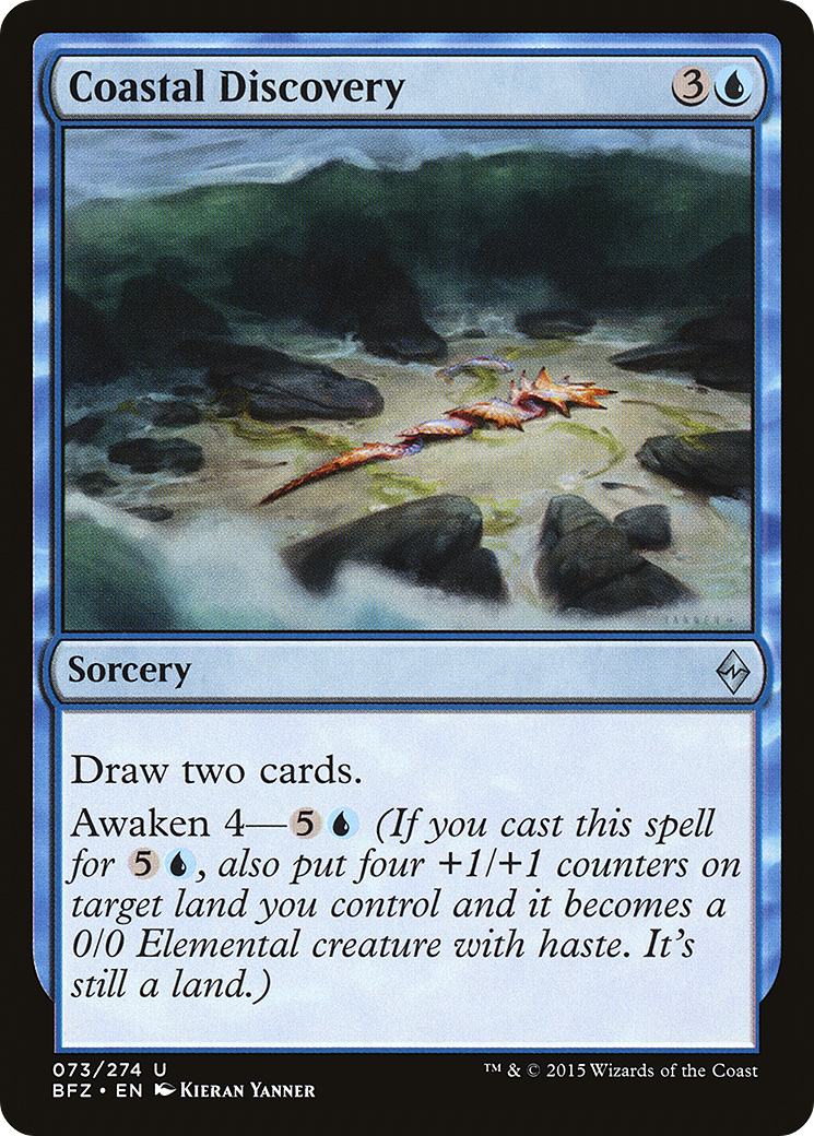 Descoberta Costeira / Coastal Discovery - Magic: The Gathering - MoxLand