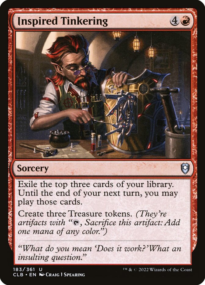 Engenhocagem Inspirada / Inspired Tinkering - Magic: The Gathering - MoxLand