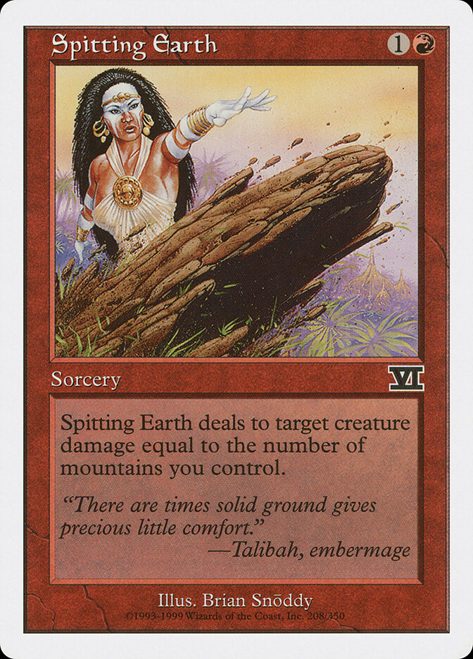 Golfada de Terra / Spitting Earth - Magic: The Gathering - MoxLand