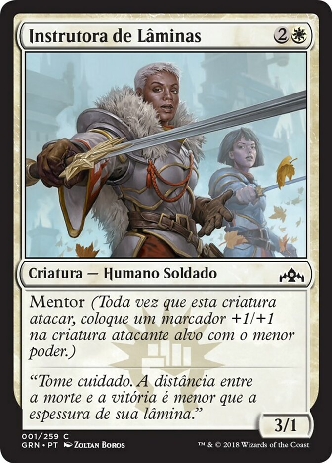 Instrutora de Lâminas / Blade Instructor - Magic: The Gathering - MoxLand