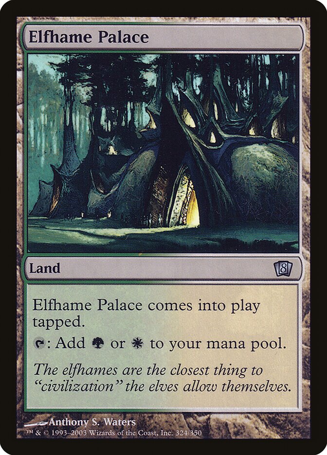 Palácio de Elfilar / Elfhame Palace - Magic: The Gathering - MoxLand