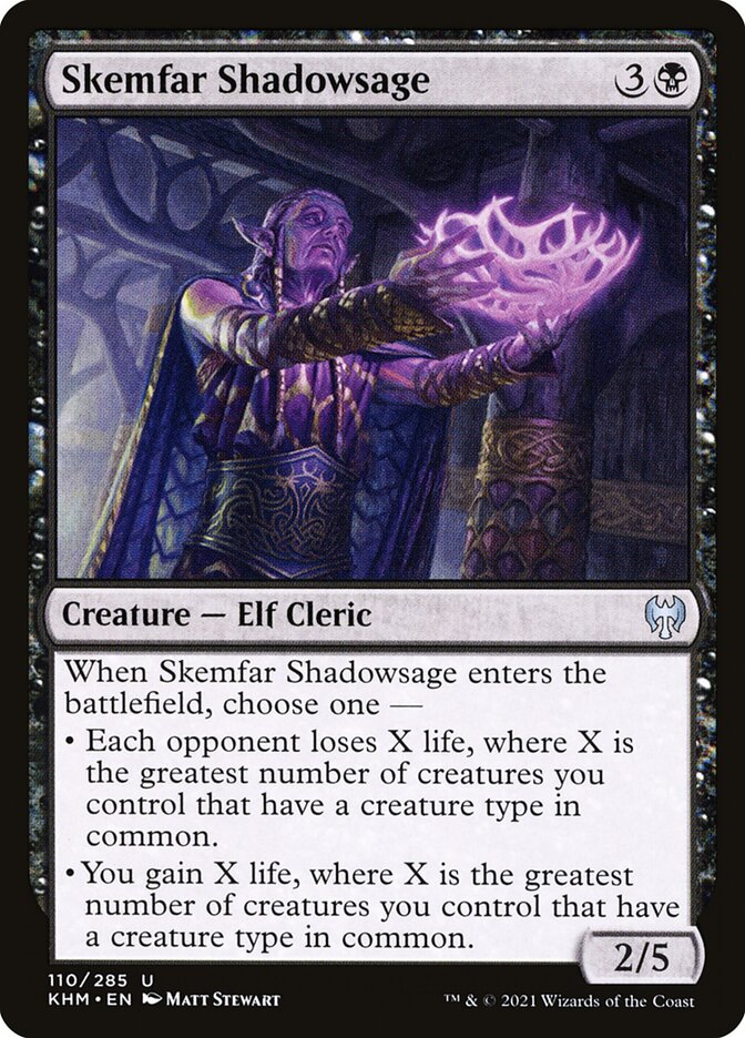 Umbrosábia de Skemfar / Skemfar Shadowsage - Magic: The Gathering - MoxLand