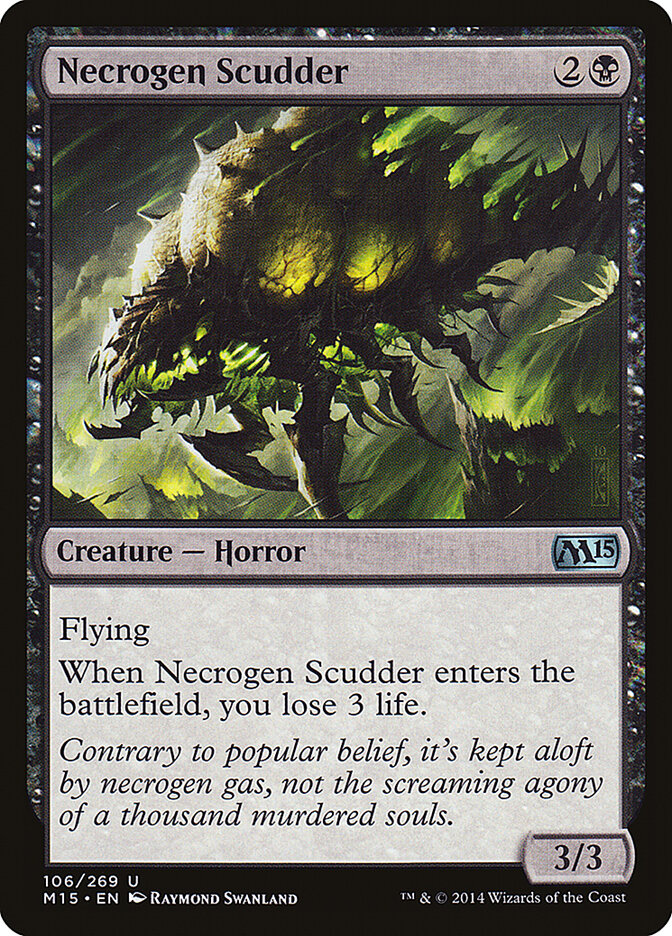 Flutuador de Necrogênio / Necrogen Scudder - Magic: The Gathering - MoxLand