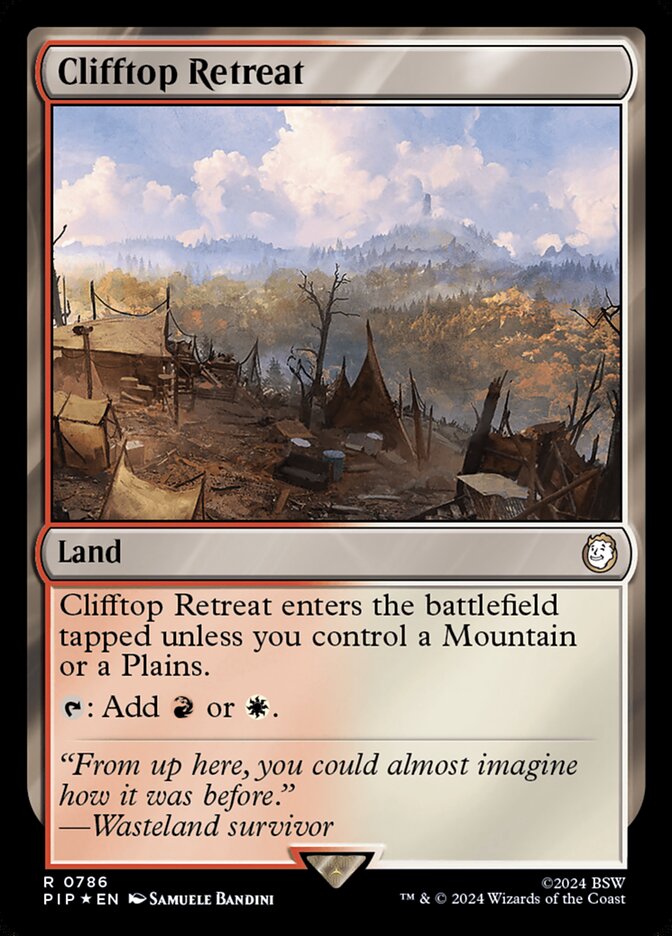 Retiro da Falésia / Clifftop Retreat - Magic: The Gathering - MoxLand