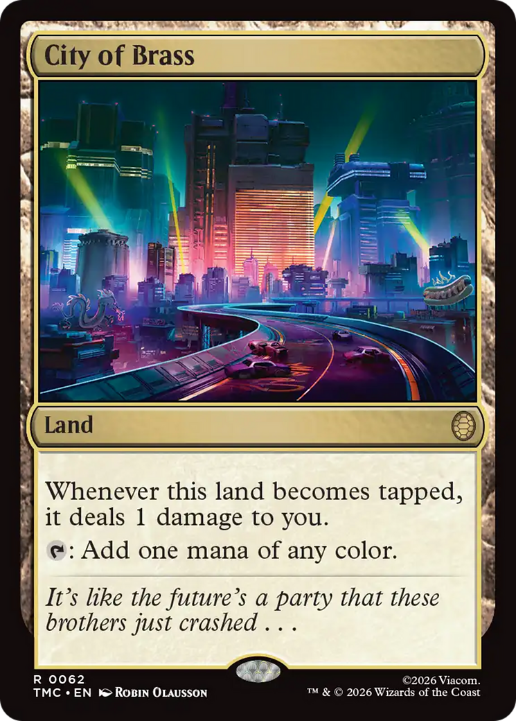 Cidade de Bronze / City of Brass - Magic: The Gathering - MoxLand