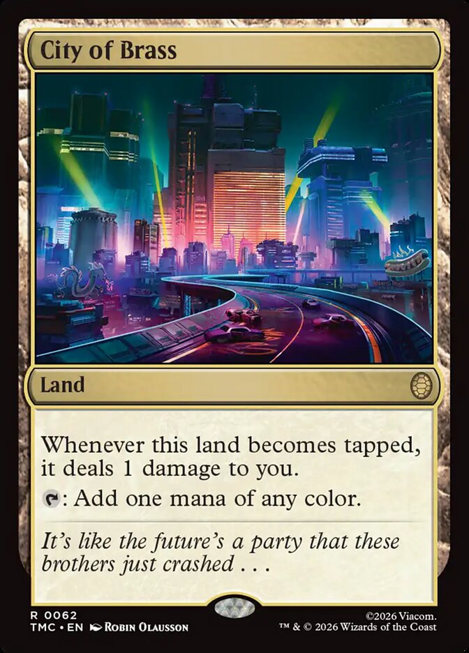 Cidade de Bronze / City of Brass - Magic: The Gathering - MoxLand