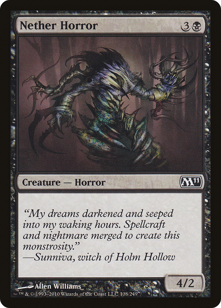 Horror Ínfero / Nether Horror - Magic: The Gathering - MoxLand