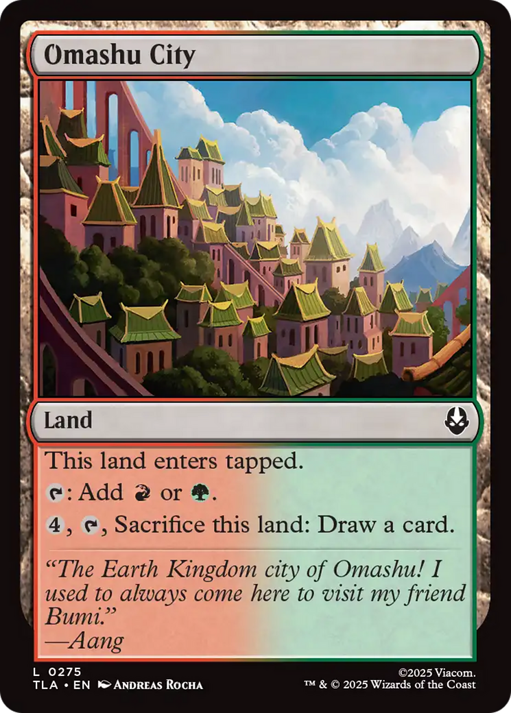 Cidade de Omashu / Omashu City - Magic: The Gathering - MoxLand