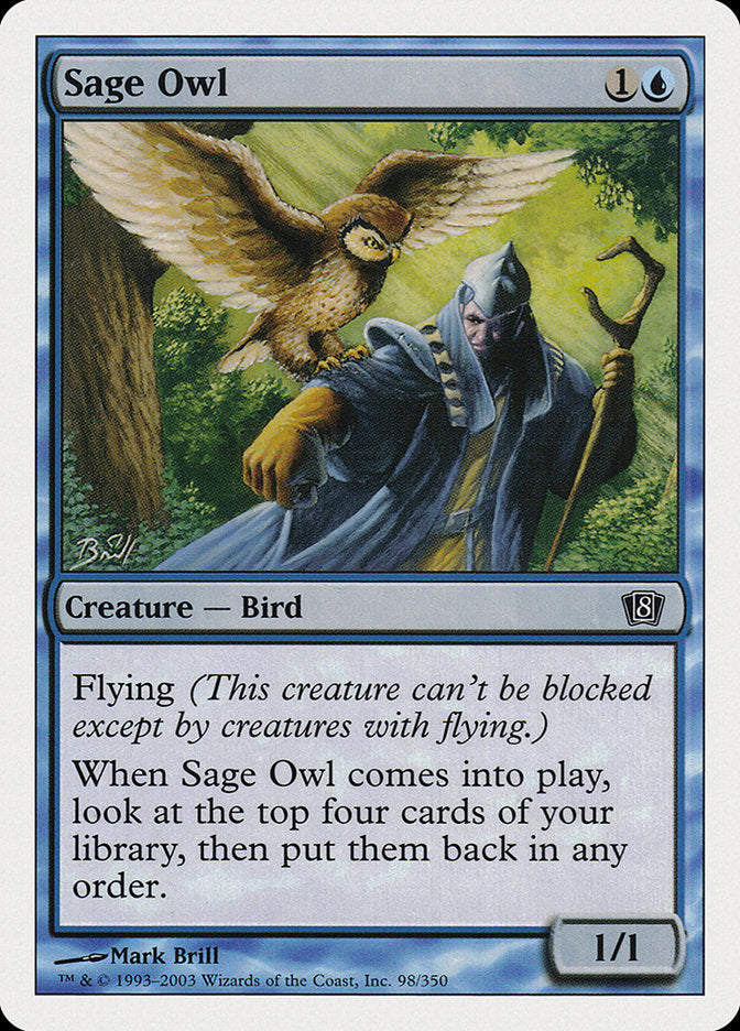 Coruja Sábia / Sage Owl - Magic: The Gathering - MoxLand