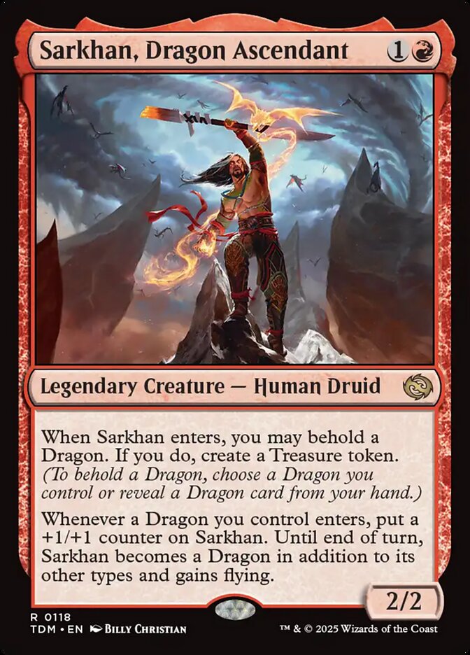 Sarkhan, Ascendente Dracônico / Sarkhan, Dragon Ascendant - Magic: The Gathering - MoxLand