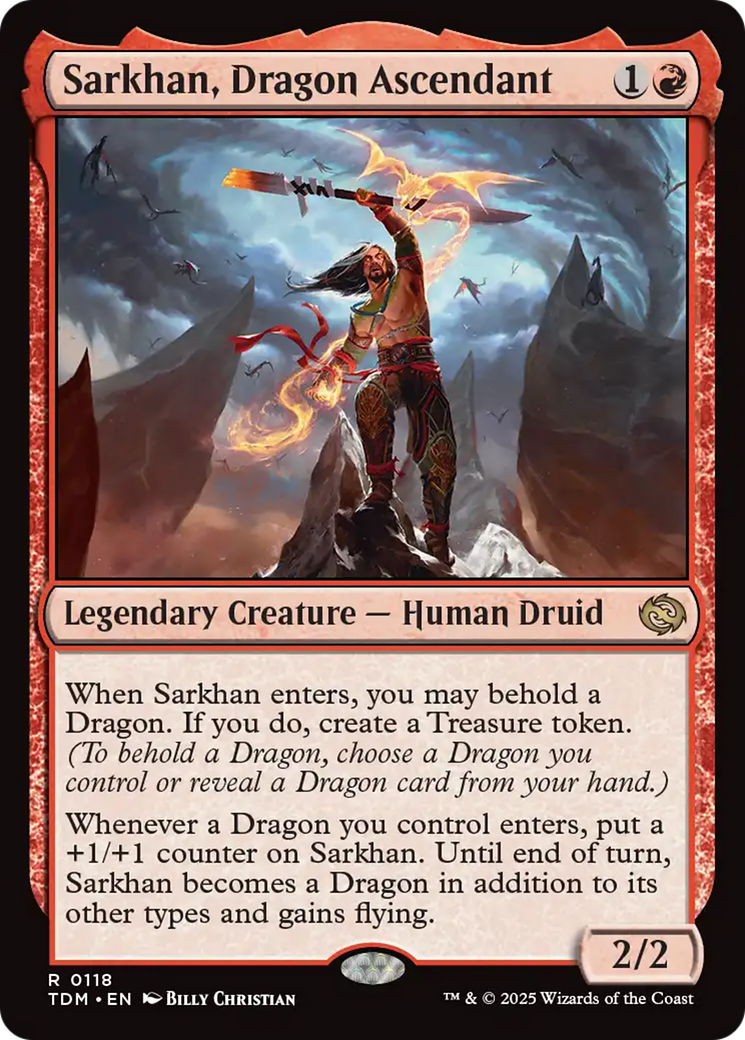 Sarkhan, Ascendente Dracônico / Sarkhan, Dragon Ascendant - Magic: The Gathering - MoxLand