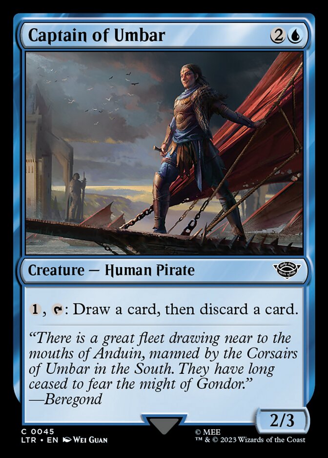 Capitã de Umbar / Captain of Umbar - Magic: The Gathering - MoxLand