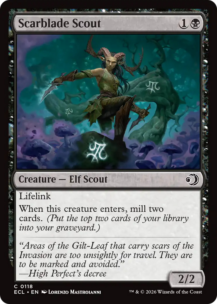 Batedora Estigmista / Scarblade Scout - Magic: The Gathering - MoxLand