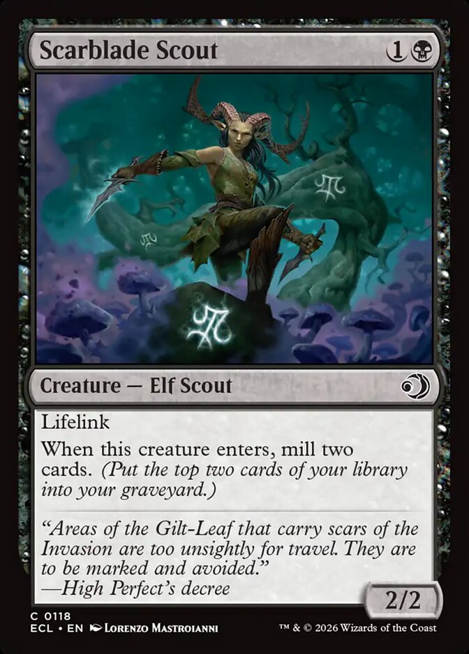 Batedora Estigmista / Scarblade Scout - Magic: The Gathering - MoxLand