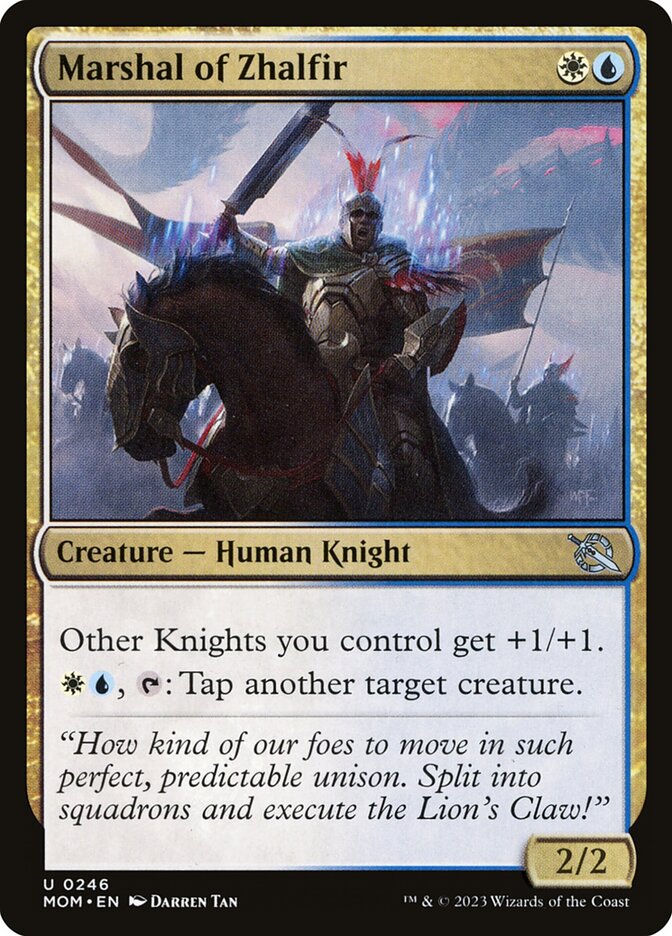 Marechal de Zhalfir / Marshal of Zhalfir - Magic: The Gathering - MoxLand