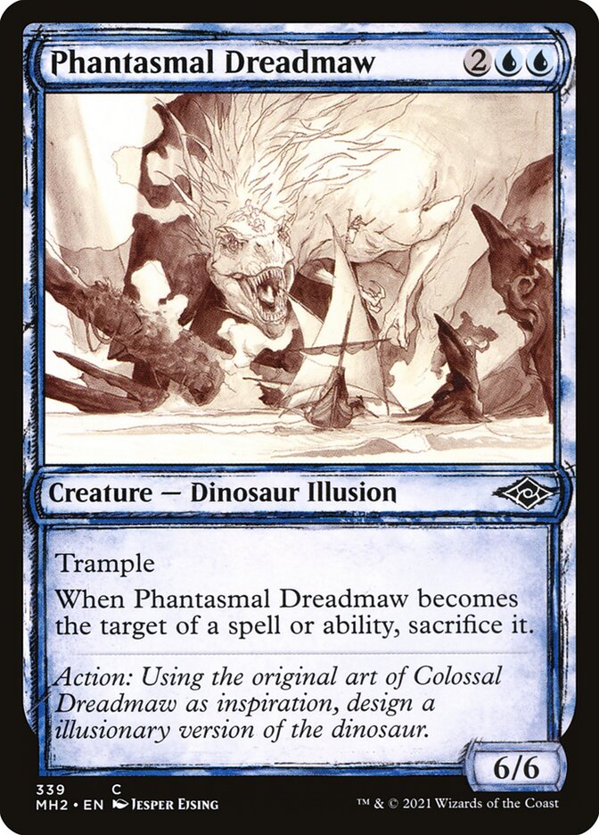 Bocarra Sinistra Fantasmal / Phantasmal Dreadmaw - Magic: The Gathering - MoxLand