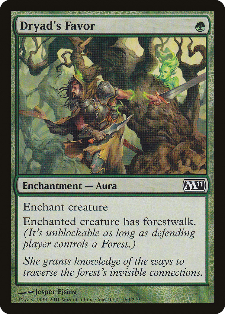 Proteção da Dríade / Dryad's Favor - Magic: The Gathering - MoxLand